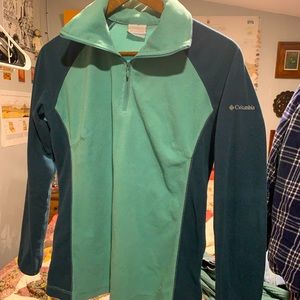 Columbia half / quarter-zip fleece pullover, women's medium